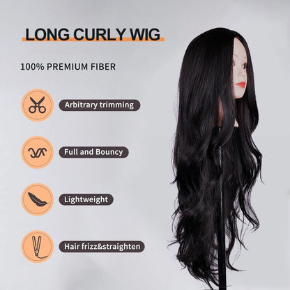 Long Curly Wig  100% Premium Fiber