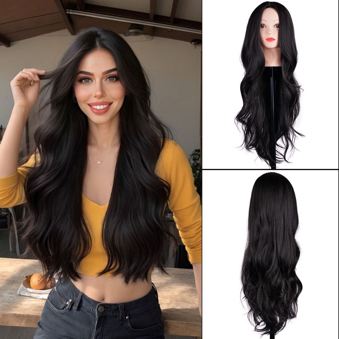 Long Curly Wig  100% Premium Fiber